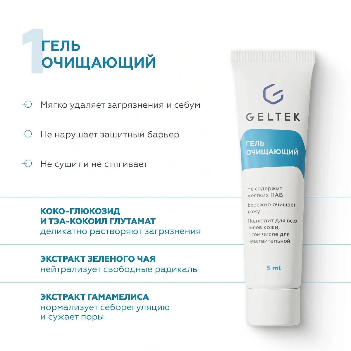 Набор для борьбы с возрастными изменениями в миниатюре Geltek