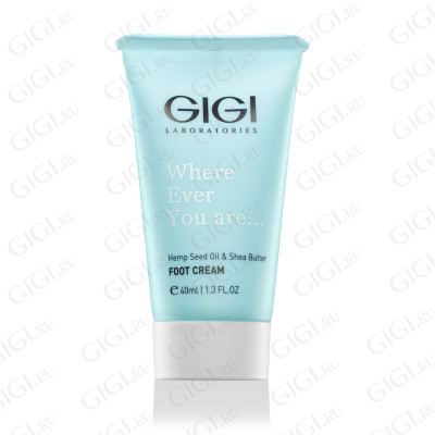 Крем для ног шелк. с коноп. маслом и Ши Hemp Seed Oil Shea Butter GiGi Skin Expert