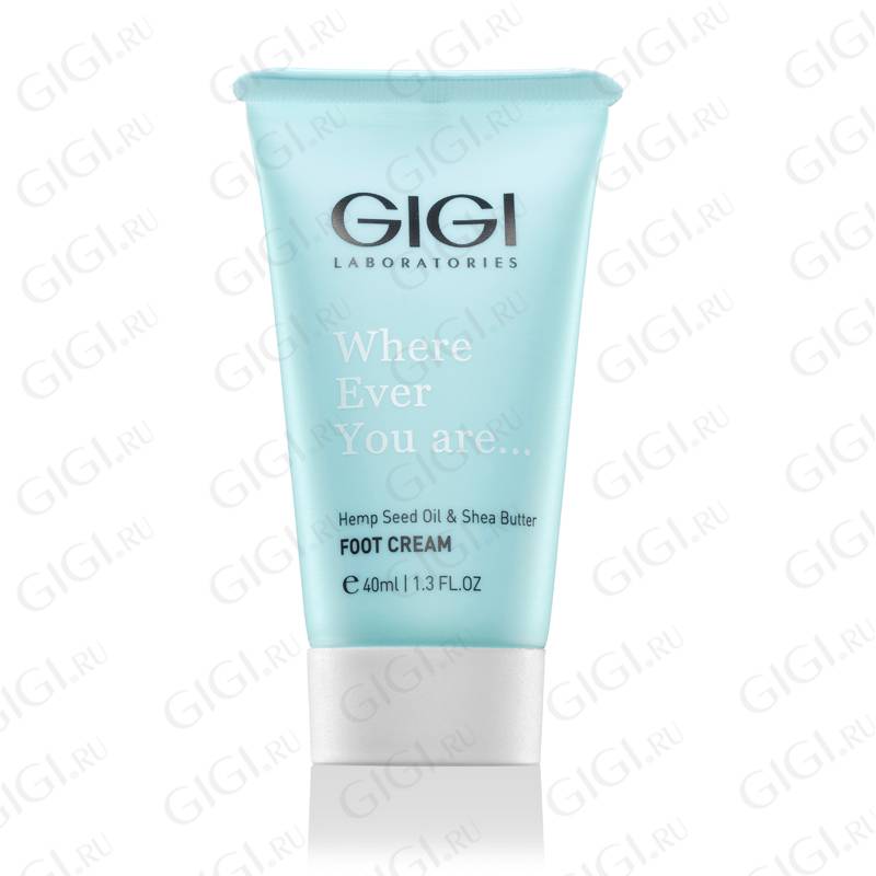 Крем для ног шелк. с коноп. маслом и Ши Hemp Seed Oil Shea Butter GiGi Skin Expert
