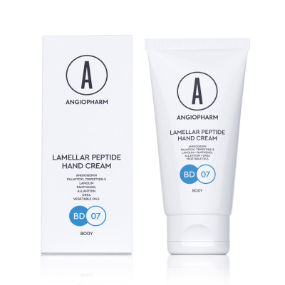 Ламеллярный крем для рук с пептидами Angiopharm
