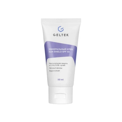 Минеральный крем Sun Shield SPF 50 Geltek