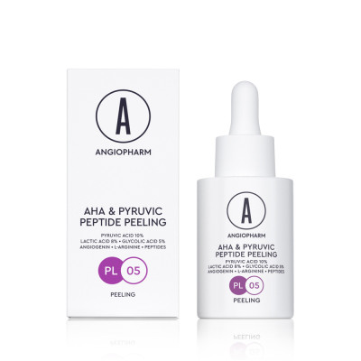 AHA-пилинг с пептидами и пировиноградной кислотой Angiopharm